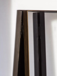 Gallery Direct Hurston Rectangular Metal Frame Wall Mirror - thumbnail 3