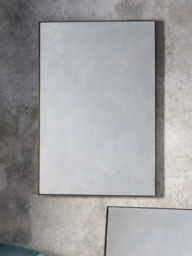 Gallery Direct Hurston Rectangular Metal Frame Wall Mirror - thumbnail 2
