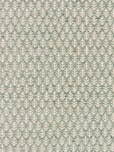 John Lewis Elm Leaf Woven Made to Measure Curtains or Roman Blind, Myrtle Green - image 1