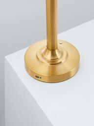 John Lewis Baily Large Rechargeable Table Lamp, Brass - thumbnail 5