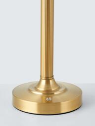 John Lewis Baily Large Rechargeable Table Lamp, Brass - thumbnail 4