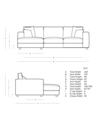Swoon Althaea Grand 4 Seater LHF Corner Sofa - thumbnail 2