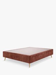 Silentnight Non-Sprung Upholstered 4 Drawer Slimline Divan Base, Double
