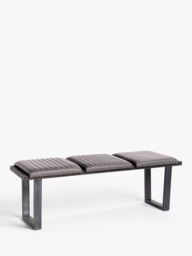 John Lewis Brooks II Bench Seat Pads, Mocha, Set of 3 - thumbnail 2