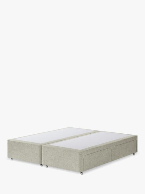 Hypnos Pocket Sprung Upholstered 4 Drawer Divan Base, Super King Size - image 1