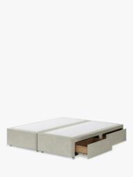 Hypnos Pocket Sprung Upholstered 4 Drawer Divan Base, Super King Size - thumbnail 2