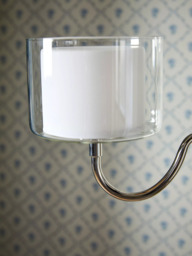 Laura Ashley Southwell Floor Lamp, 3 Arms, Satin Nickel - thumbnail 5
