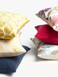 John Lewis Rectangular Cotton Velvet Cushion - thumbnail 5