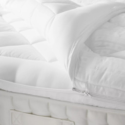 John Lewis Synthetic Soft Touch Washable Dual Layer 5cm Deep Mattress Topper - thumbnail 2
