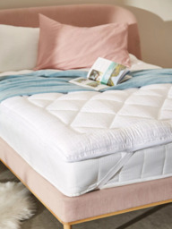John Lewis Synthetic Soft Touch Washable Dual Layer 5cm Deep Mattress Topper - thumbnail 5