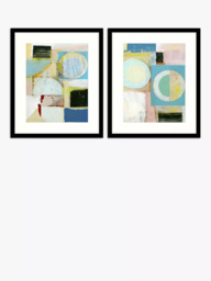 John Lewis Cartissi Studio 'City Gridlock' Framed Print & Mount, Set of 2, 63.5 x 53.5cm, Blue - thumbnail 1