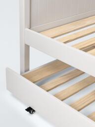 John Lewis Lyra Trundle Bed Frame, Linen, Single - thumbnail 4