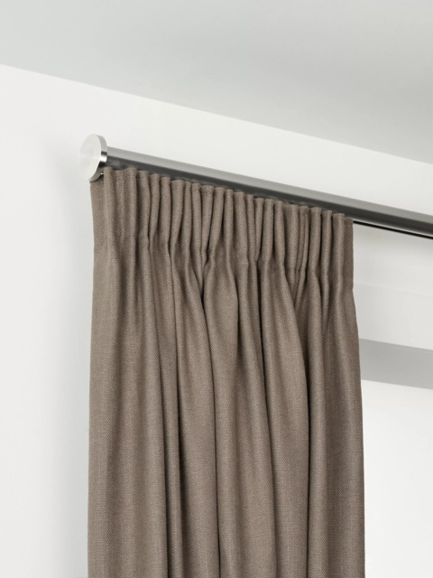 John Lewis Made to Order Select Gliding Curtain Pole with Disc Finial, Wall Fix, Dia.30mm - image 1