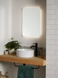 John Lewis Halo Colour Changing Illuminated Bathroom Mirror - thumbnail 2