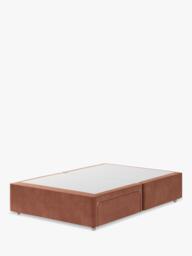 Hypnos Non-Sprung Upholstered 2 Drawer Divan Base, Double - thumbnail 1