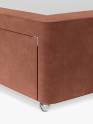 Hypnos Non-Sprung Upholstered 2 Drawer Divan Base, Double - thumbnail 3