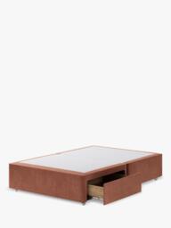 Hypnos Non-Sprung Upholstered 2 Drawer Divan Base, Double - thumbnail 2