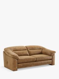 At the Helm Alba Large 3 Seater Leather Sofa - thumbnail 1