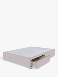 John Lewis Non-Sprung Upholstered 2 Drawer Divan Base, King Size - thumbnail 2