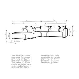 John Lewis Tokyo Extra Wide 5+ Seater LHF Corner Group - thumbnail 2