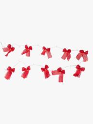Talking Tables Folklore 10 LED Bow String Lights, Red - thumbnail 2