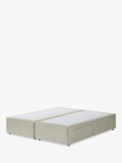 Hypnos Pocket Sprung Upholstered 2 Drawer Divan Base, Super King Size - image 1