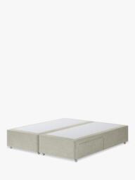 Hypnos Pocket Sprung Upholstered 2 Drawer Divan Base, Super King Size - thumbnail 1