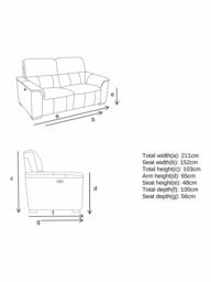 John Lewis Unwind Large 3 Seater Power Recliner Sofa, Blue Chenille - thumbnail 2