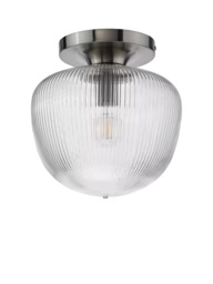 Där Abrielle Flush Mount Ceiling Light, Amber - thumbnail 3