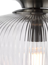 Där Abrielle Flush Mount Ceiling Light, Amber - thumbnail 5