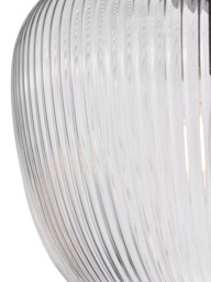 Där Abrielle Flush Mount Ceiling Light, Amber - thumbnail 4