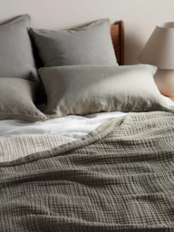 Bedfolk Dream Cotton Reversible Bedspread - thumbnail 2