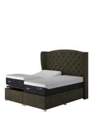 TEMPUR® Suffolk Adjustable Disc Continental 4 Drawer Divan Base, Super King Size - thumbnail 5