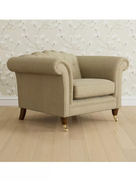 Laura Ashley Gloucester Armchair, Teak Leg - image 1