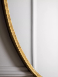 Gallery Direct Chattenden Organic Free Form Metal Frame Wall Mirror, 70 x 60cm, Gold - thumbnail 4