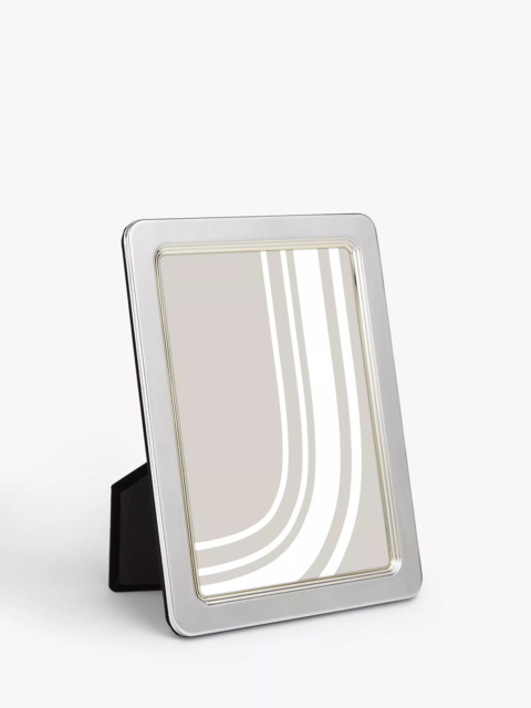 John Lewis Rounded Corner Photo Frame, Silver - image 1
