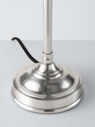 John Lewis Shelley Table Lamp Base, Silver - thumbnail 4
