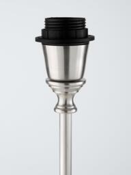 John Lewis Shelley Table Lamp Base, Silver - thumbnail 3