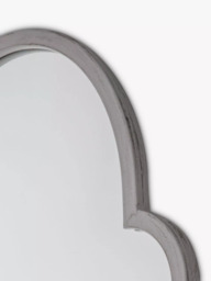 Moroccan Nights Metal Frame Indoor/Outdoor Wall Mirror, 150 x 61cm, Grey - thumbnail 3