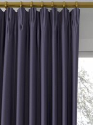 John Lewis Cotton Blend Made to Measure Curtains or Roman Blind, Navy - thumbnail 2