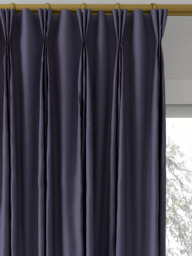John Lewis Cotton Blend Made to Measure Curtains or Roman Blind, Navy - thumbnail 6