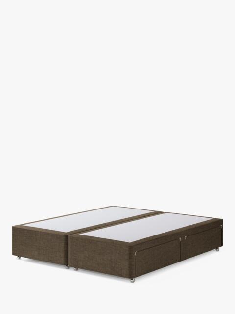 Hypnos Non-Sprung Upholstered 4 Drawer Divan Base, Super King Size - image 1