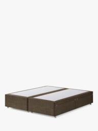 Hypnos Non-Sprung Upholstered 4 Drawer Divan Base, Super King Size - thumbnail 1