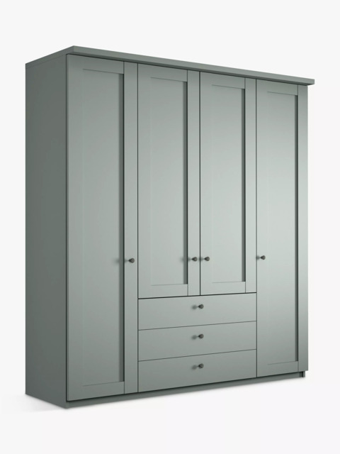 John Lewis Marlow 200cm Hinged Door Wardrobe with 3 Drawers - image 1