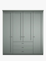 John Lewis Marlow 200cm Hinged Door Wardrobe with 3 Drawers - thumbnail 3