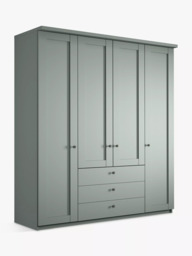 John Lewis Marlow 200cm Hinged Door Wardrobe with 3 Drawers - thumbnail 1