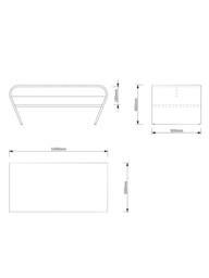 Tom Schneider Taper Coffee Table - thumbnail 4
