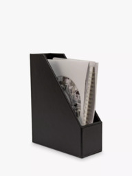 Osco Faux Leather Magazine Holder - thumbnail 2
