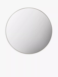 Gallery Direct Hayle Round Metal Frame Mirror, 100cm