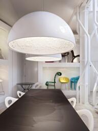 Flos Skygarden Pendant Ceiling Light, Glossy White - thumbnail 3